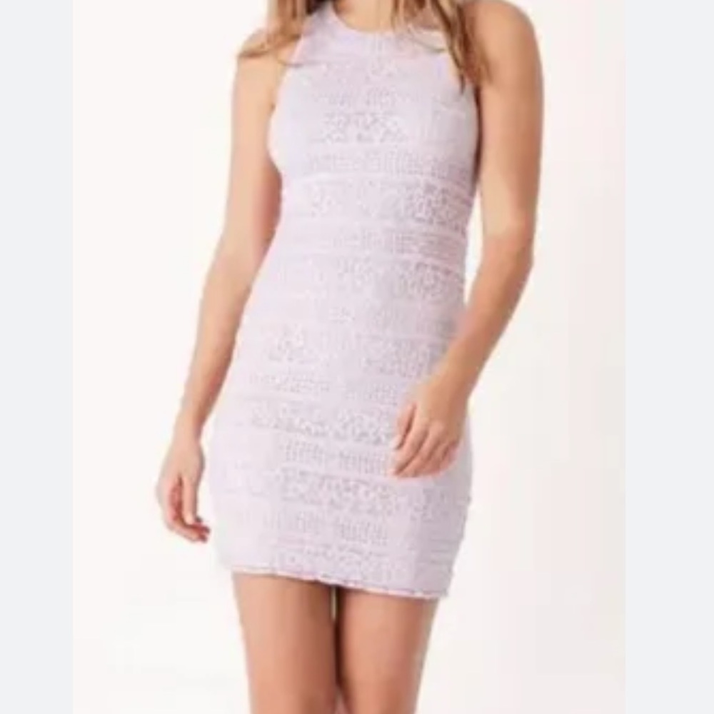 Kimchi Blue Lilac High neck Bodycon Dress